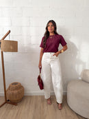 Calça Jeans Baloon