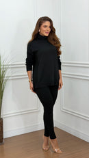 Conjunto Tricot Bárbara Preto