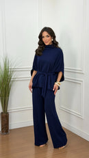 Conjunto Calça & Max Blusa Angelica Azul