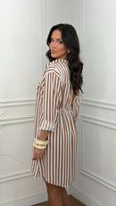 Chemise Listrada Nude